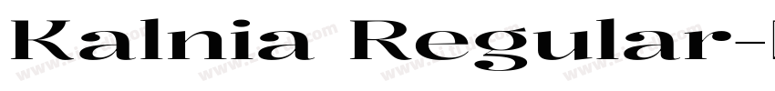 Kalnia Regular字体转换 Kalnia Regular字体转换